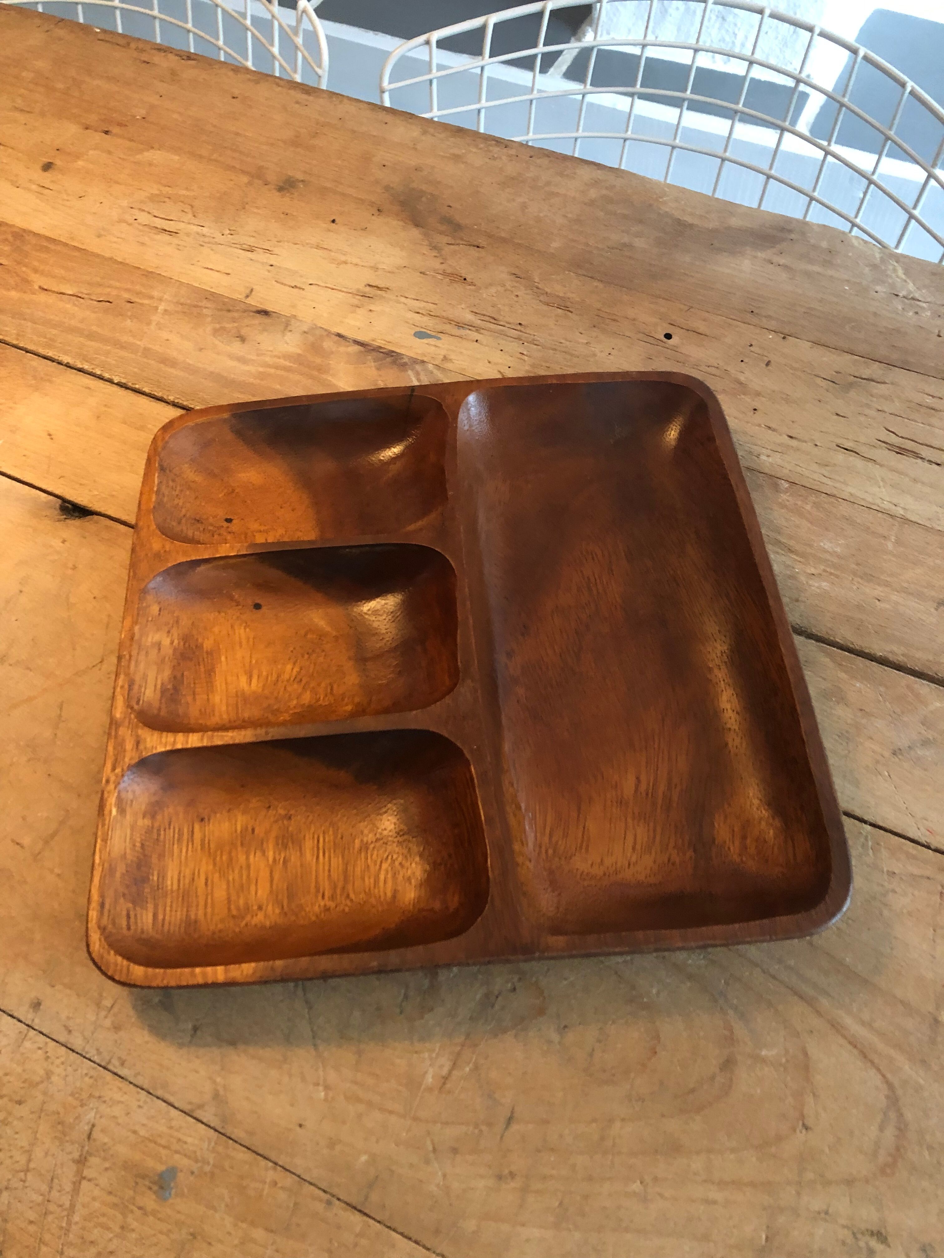 Empty vintage wood pocket