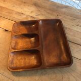 Empty vintage wood pocket