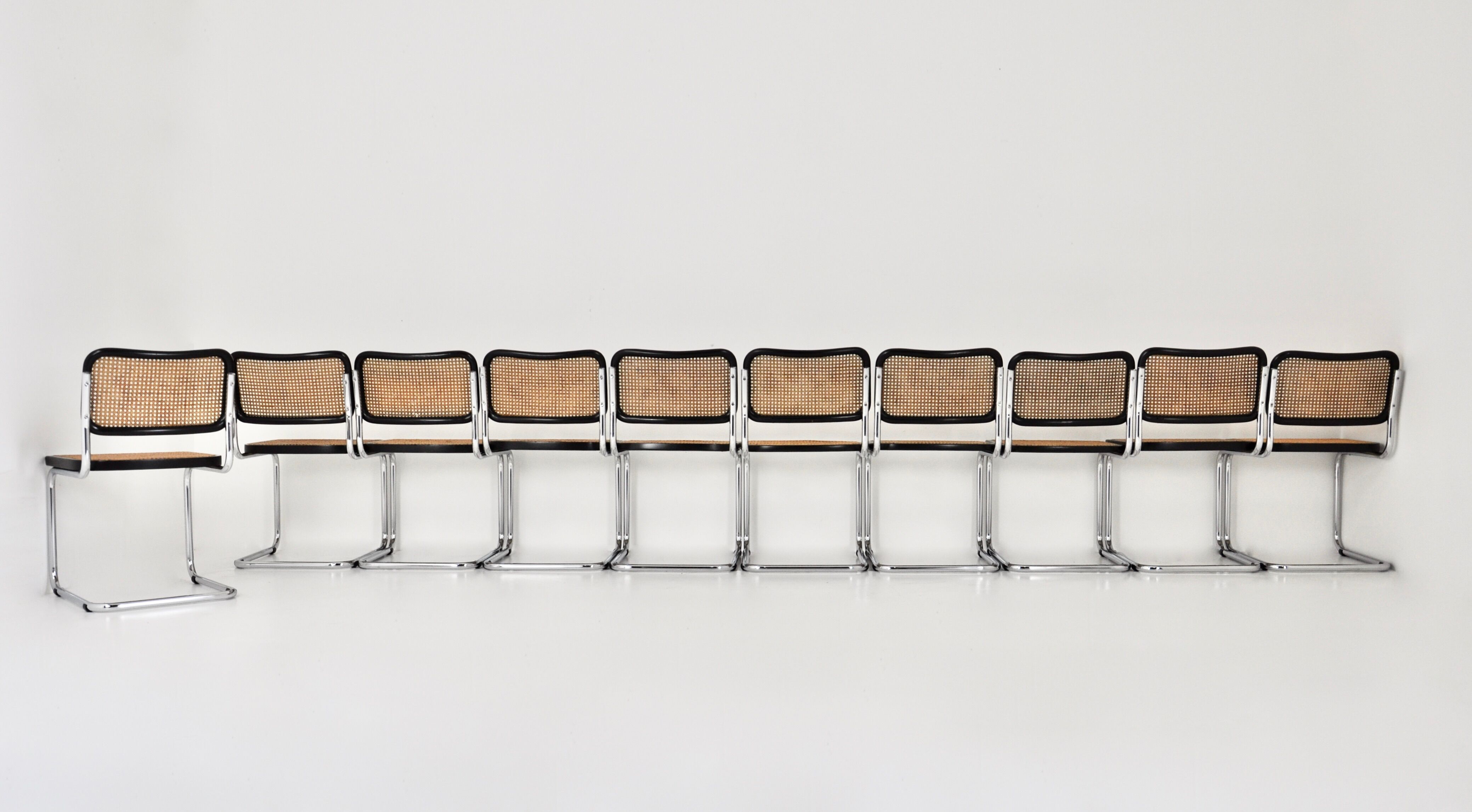 Dining chairs B32 by Marcel Breuer
