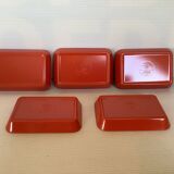 5 American Airlines airplane ramekin cups