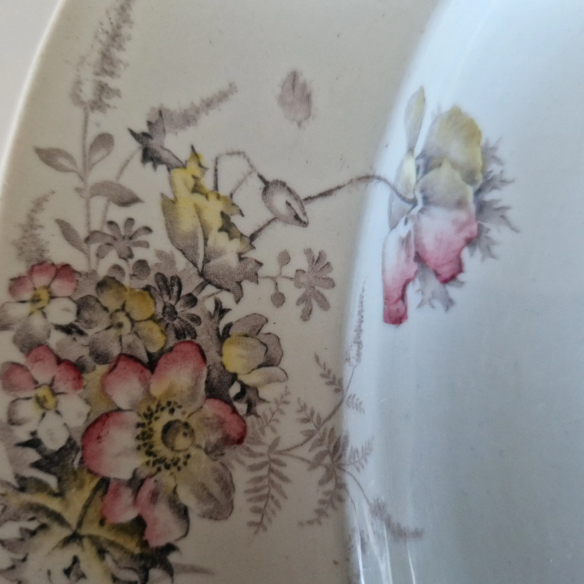 Large oval dish Cauldon Place England – Ironstone / English earthenware