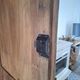 Wardrobe, oak linen cupboard from 1920.