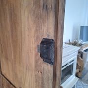 Wardrobe, oak linen cupboard from 1920.