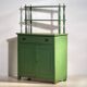 Antique emerald green kitchen cabinet (circa 1920)