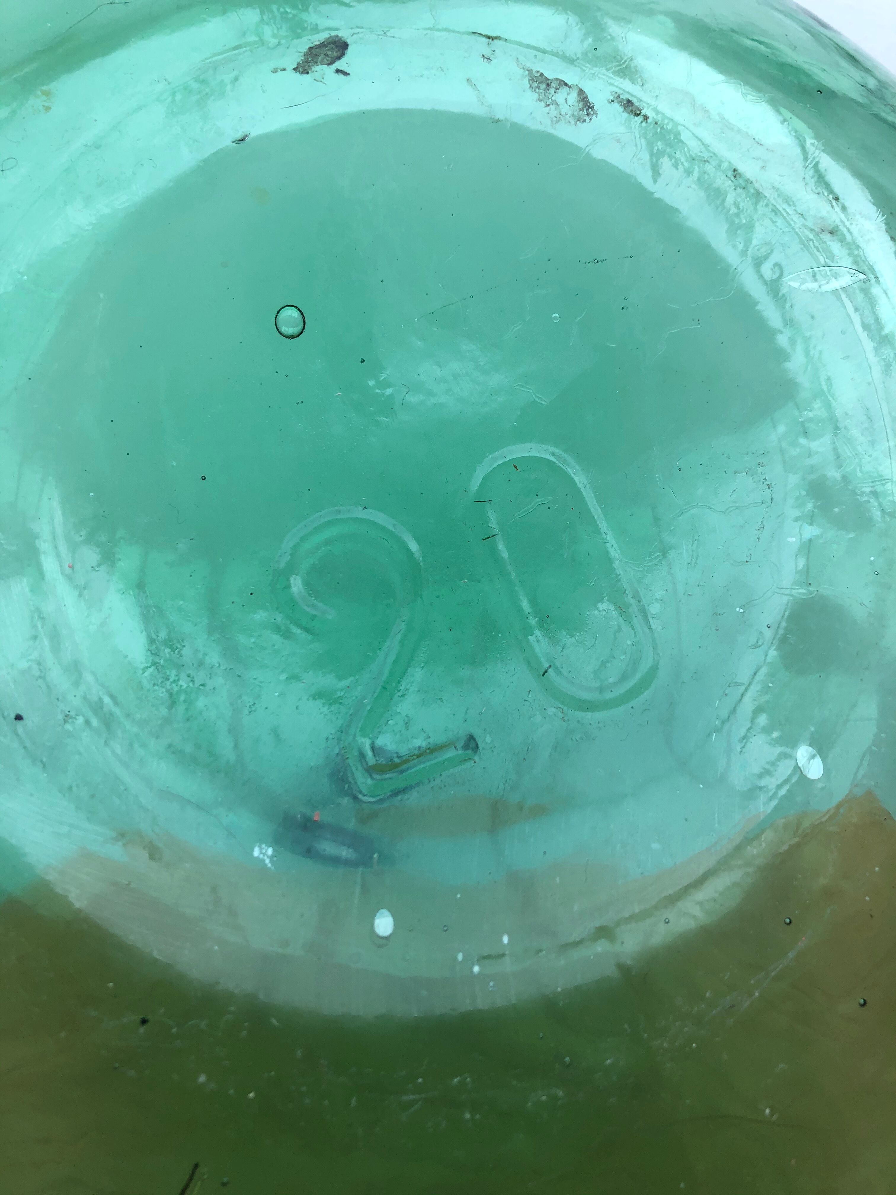 Demijohn 20L turquoise green