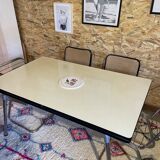 Yellow formica table