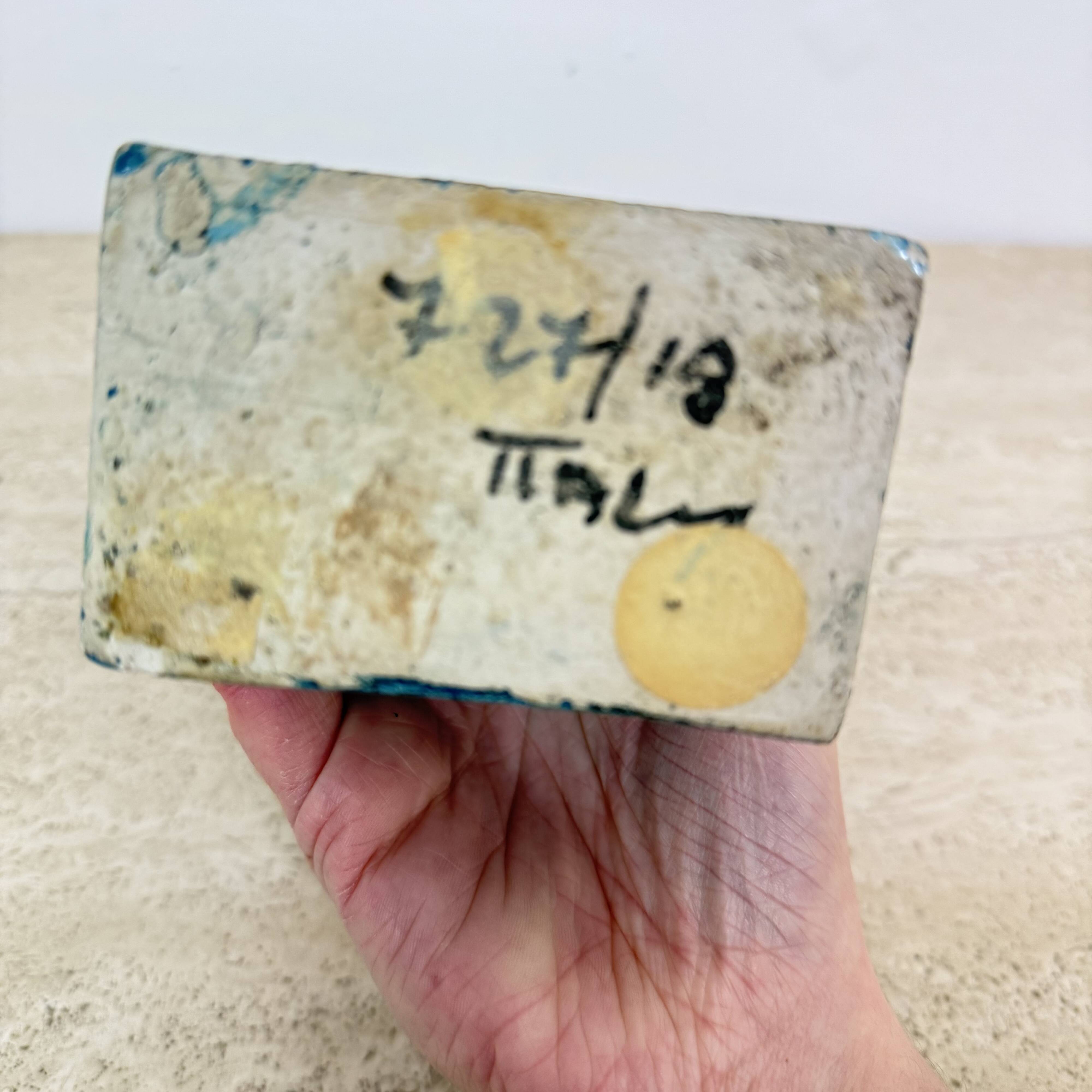 Vintage Bitossi Italian ceramic vase , 1970s