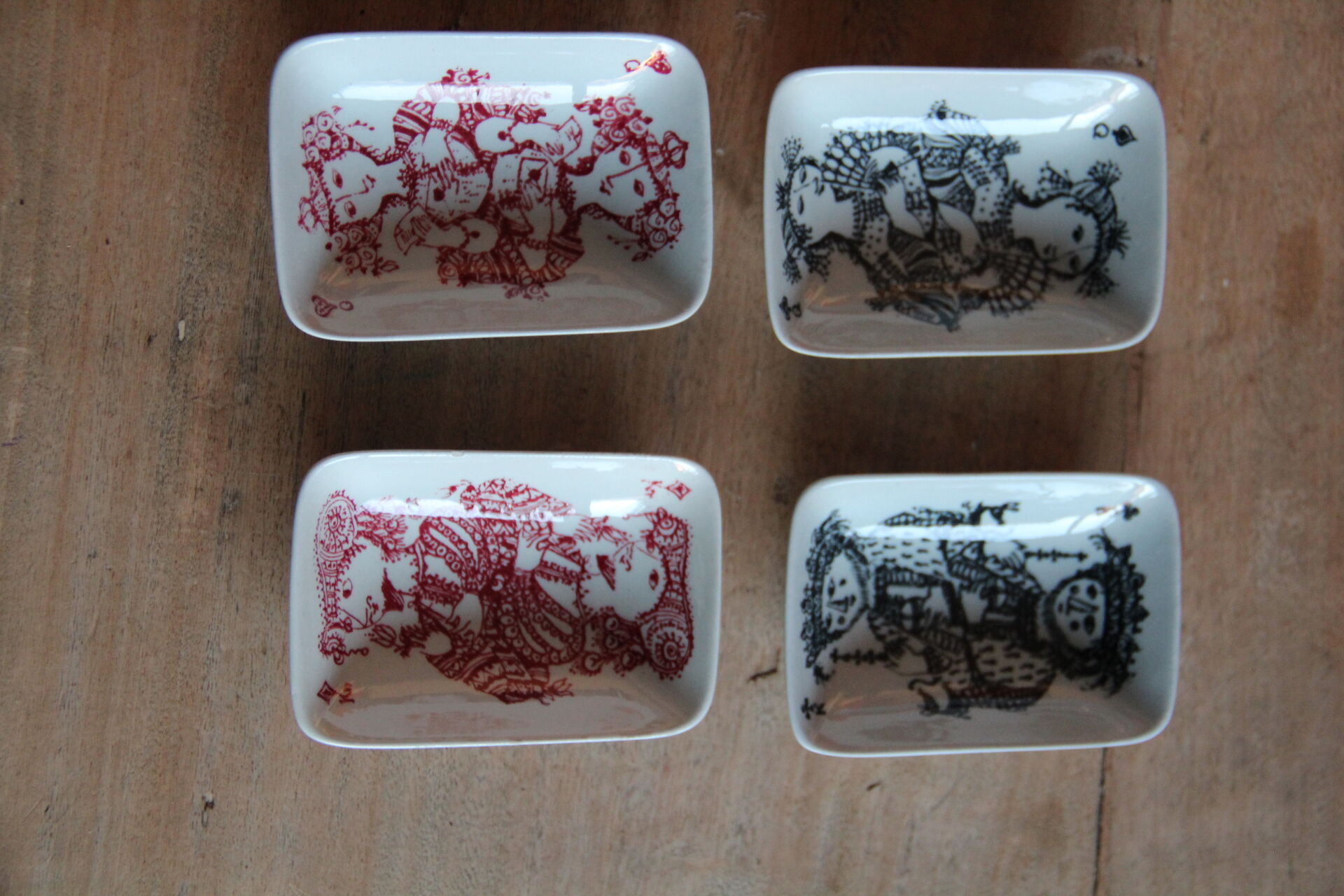Set de 4 mini-coupelles design Denmark