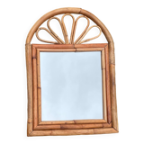 Bamboo & rattan mirror