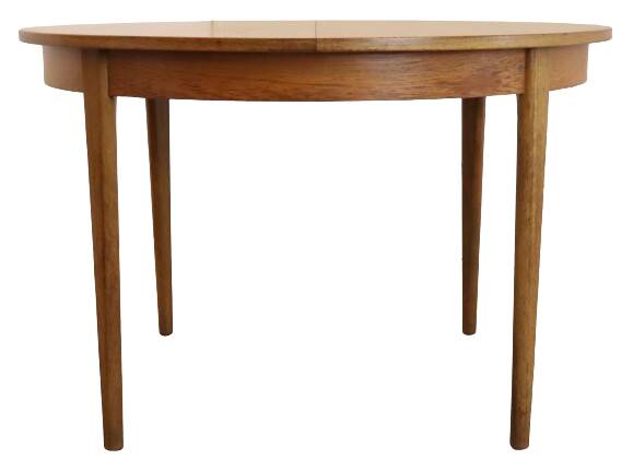 Ronde vintage verlengbare eettafel 'Wrenthorpe'