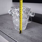 Vintage crystal ice bucket