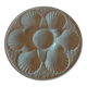 Longchamp white earthenware oyster plate