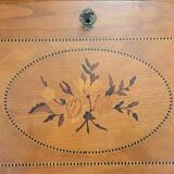Marquetry slope desk