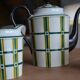 Limoges porcelain teapot, sugar bowl and milk jug