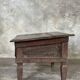 Petit écritoire table basse ancienne indonésienne en teck H33 40,5x55