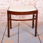 Tabouret Art Déco en hêtre, tchèque, années 1920