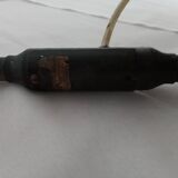 Industrial black metal lamp