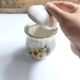 Ceramic sugar bowl Gien daisies antique