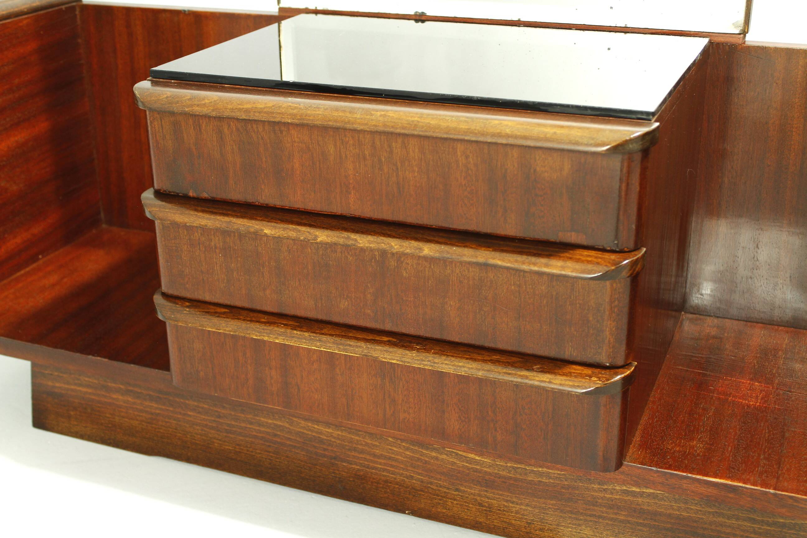Commode avec miroir, années 1950