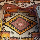 Pair of Roche Bobois armchairs — limited edition in oriental kilim