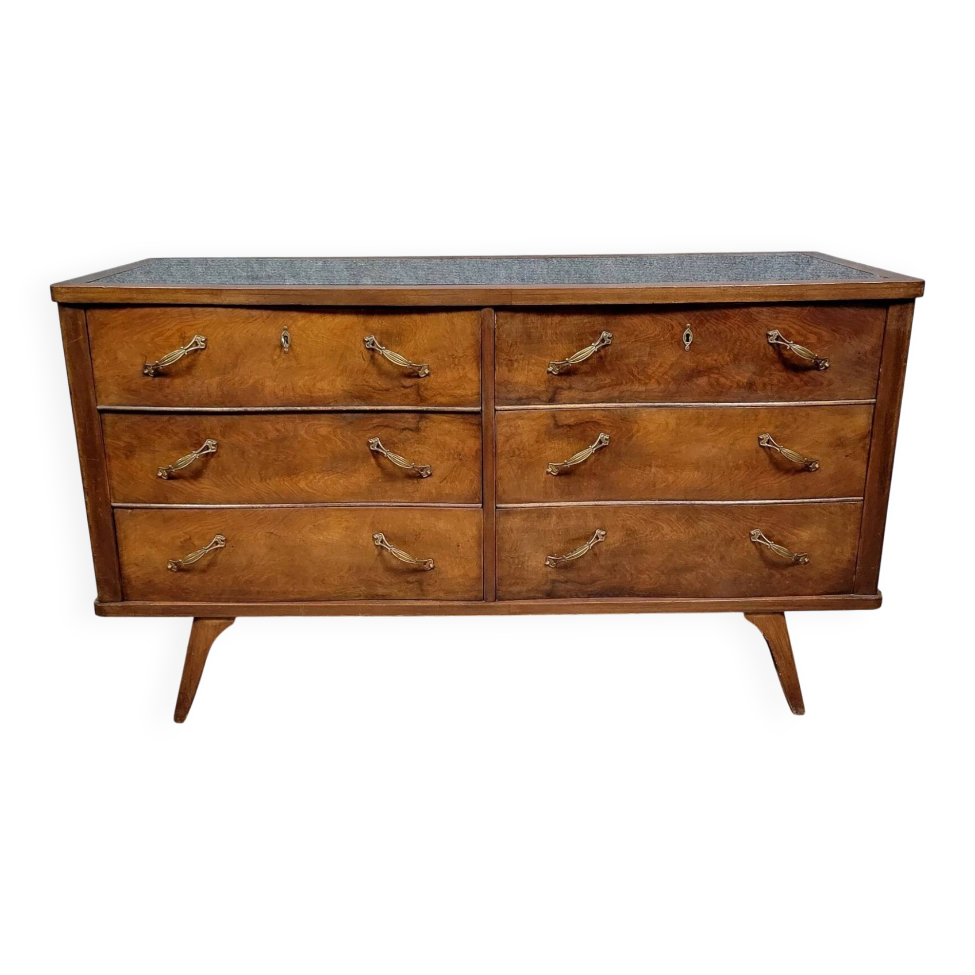After Paolo Buffa: Italian Art Deco chest of drawers with 6 drawers