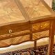 Coiffeuse en marqueterie de fleurs style Louis XV