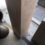 Travertine stele