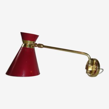Diabolo arm wall lamp from the 50s