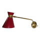 Diabolo arm wall lamp from the 50s