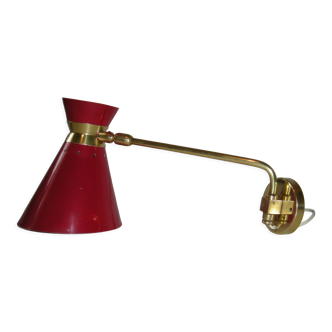 Diabolo arm wall lamp from the 50s