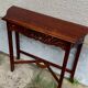 Vintage carved wooden console and aesthetics
