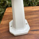 Art Deco wall sconce white porcelain