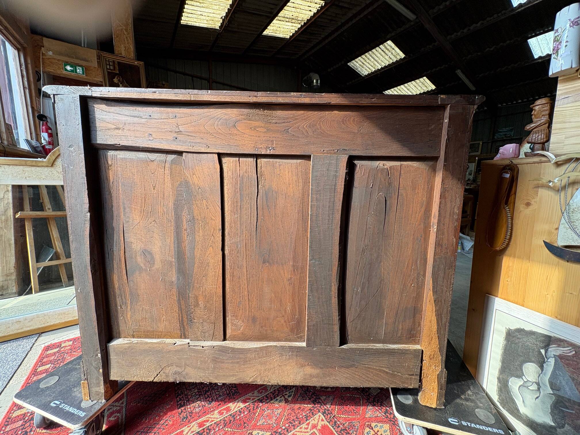 Antique solid oak sideboard
