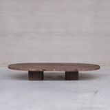 XXL Oval Primitive Low Coffee Table