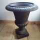 Pair gardener vases medici style cast iron xixth establishment emile pêchenard