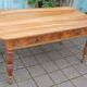 19th century Louis Philippe period walnut desk