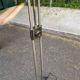 Dunakeszi vintage double floor lamp in chrome steel with reading light