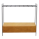 Meuble range plans vintage bois et métal laqué