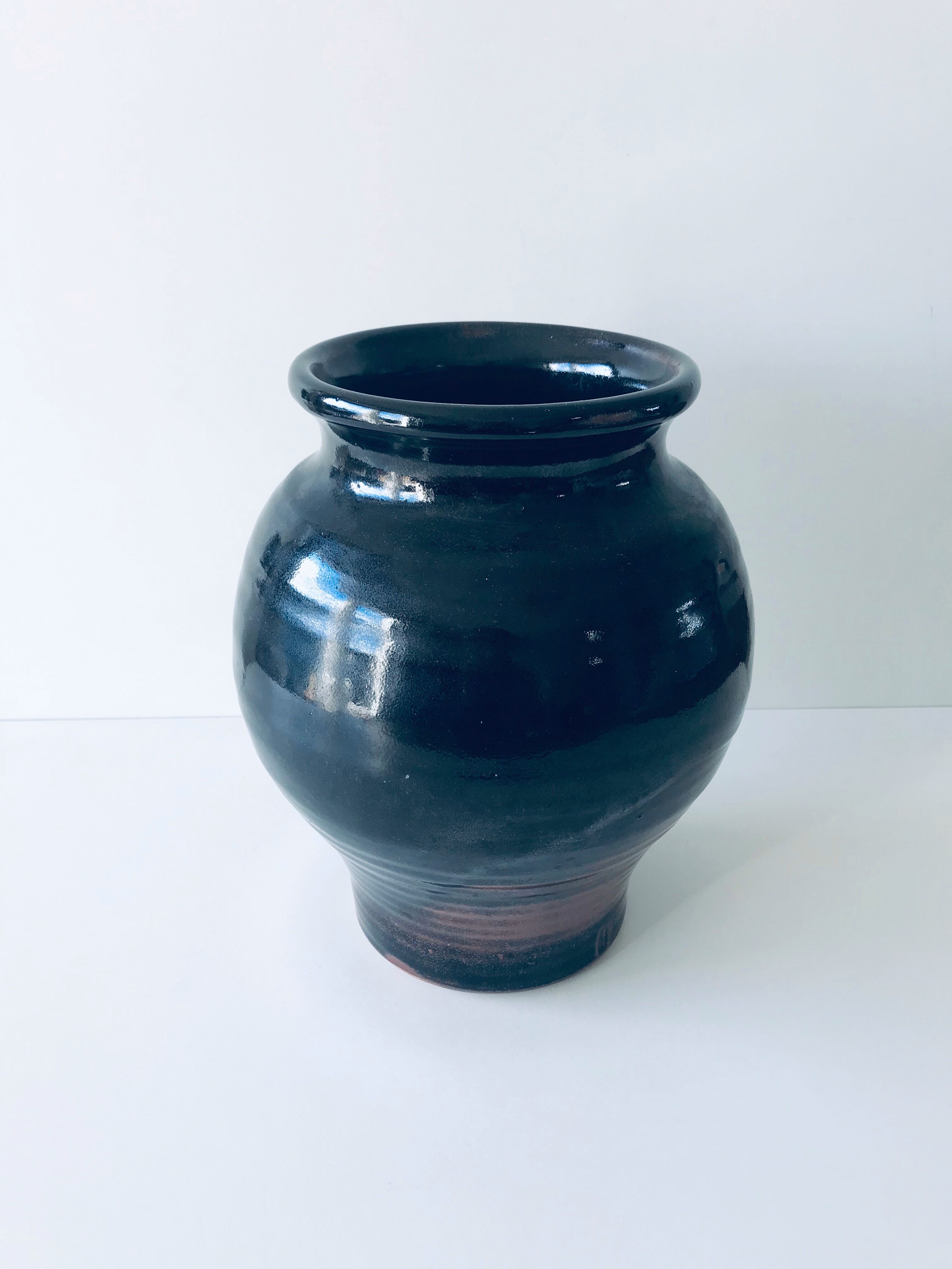 André Nault sandstone vase