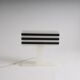 Lampe de table en plexiglas moderniste