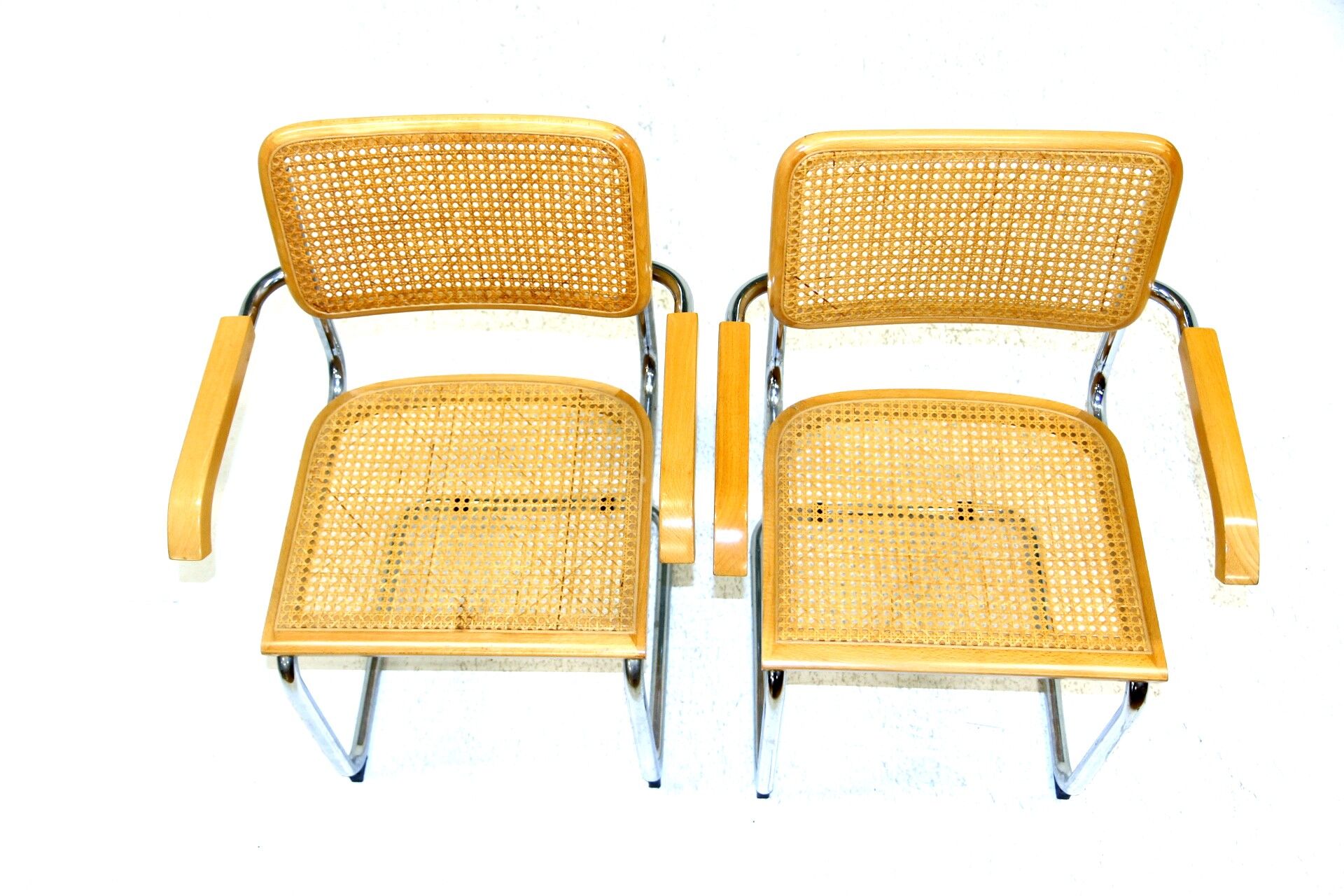 2 fauteuils B64 Marcel Breuer Italy 1990