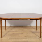Mid-Century Round Teak Dining Table by Nils Jonsson for Hugo Troeds, Sweden