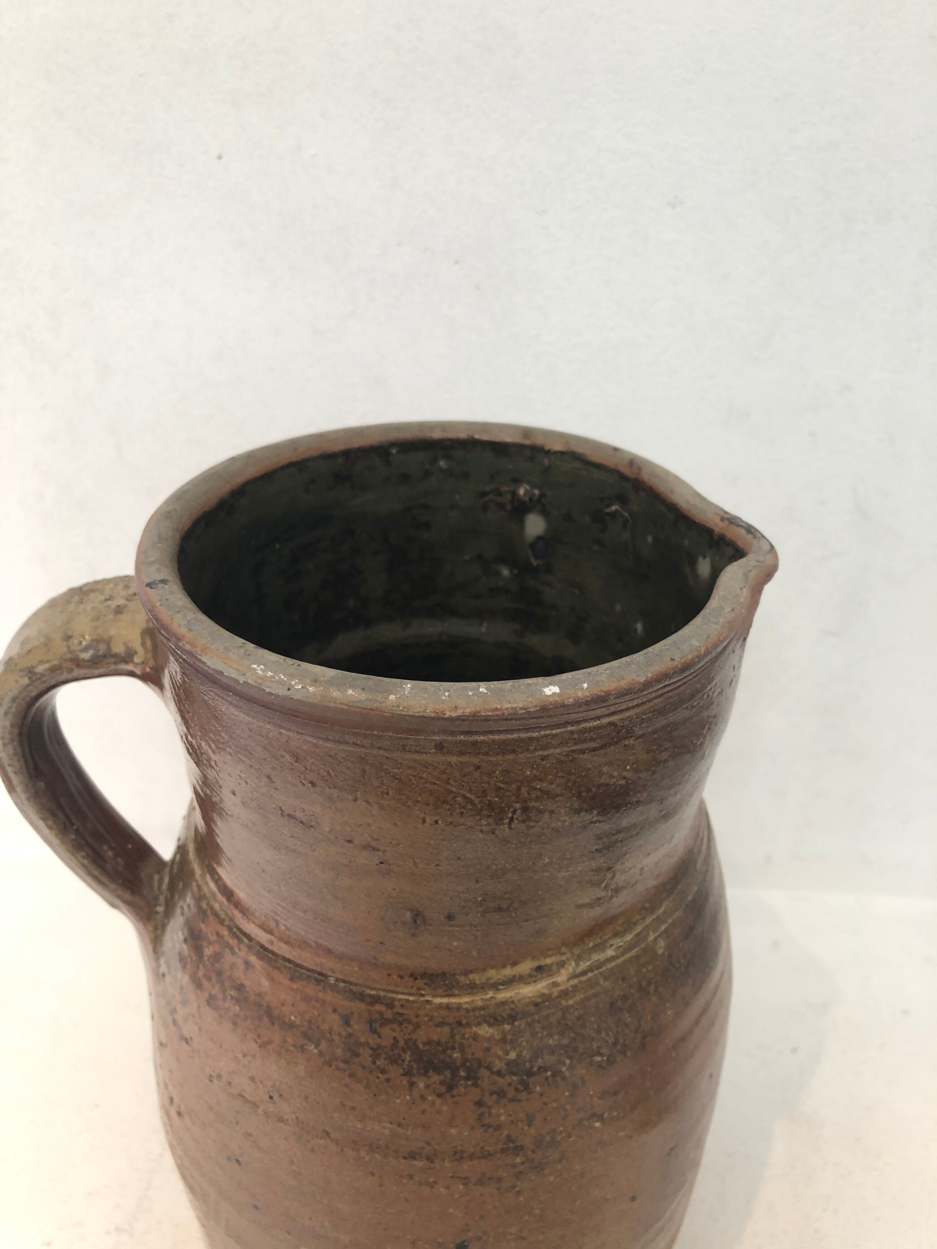 Artisanal terracotta milk pot, 1970