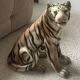 Enamelled ceramic tiger 1970