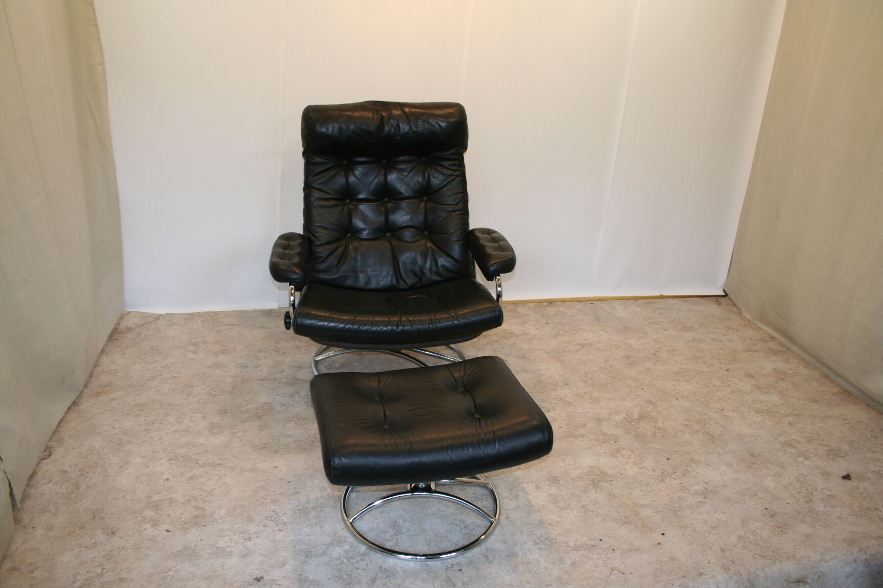 Vintage leather armchair