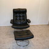 Vintage leather armchair