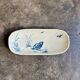 Ravier Gien in blue ironstone, "Birds" service around 1870.