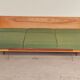 Green folding bench sofa by UP Zavody 1970
