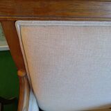 Paire de Fauteuils bergères lin