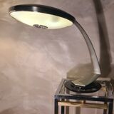Lamp Boomerang desk made black and gray ,Fase